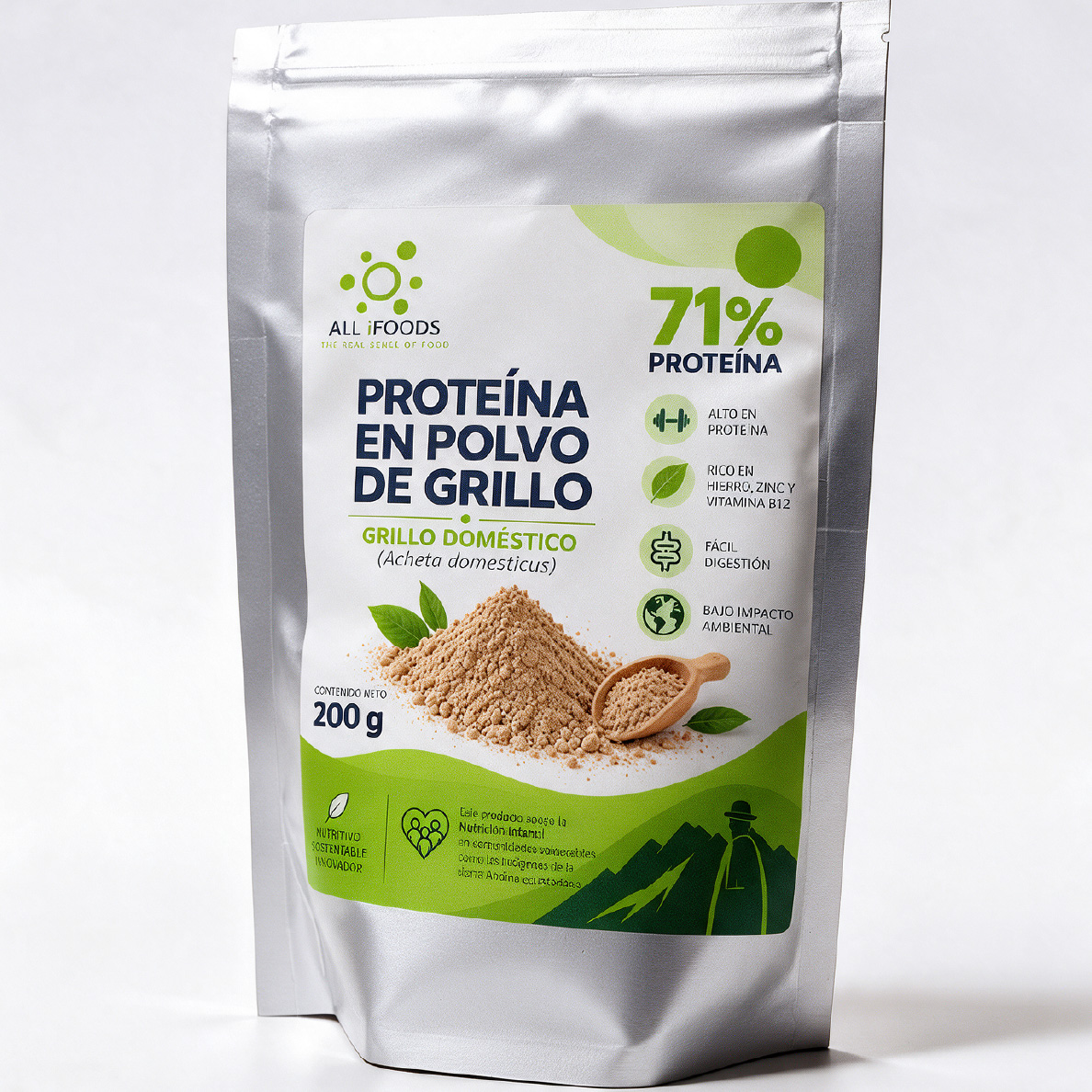 Proteína de Grillo - Frente